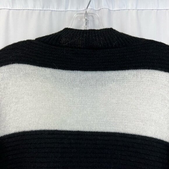 Shein Womens Sweater Dress Multicolor Striped Lace Crew Neck Long Sleeve Knit L - Picture 7 of 11